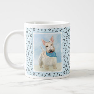 Schotse Terriër Wheaten Hondenschilderij Originele Grote Koffiekop