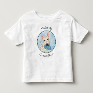 Schotse Terriër Wheaten Hondenschilderij Originele Kinder Shirts