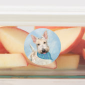 Schotse Terriër Wheaten Hondenschilderij Originele Labels (Aangebracht)