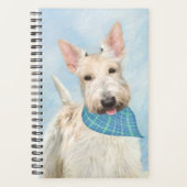 Schotse Terriër Wheaten Hondenschilderij Originele Planner (Voorkant)