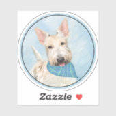 Schotse Terriër Wheaten Hondenschilderij Originele Sticker (Vel)