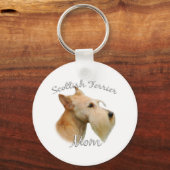 Schotse Terriër (wheaten) Moeder 2 Sleutelhanger (Voorkant)