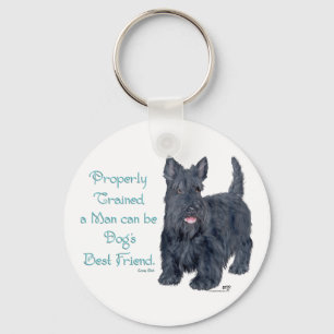 Schotse Terrier Wijsheid & Verstand - Training Sleutelhanger