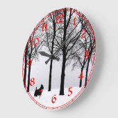 Schotse Terrier Winterklok Grote Klok (Hoek)