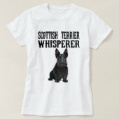 Schotse Terriër Wisperer Grappige Hond Lover Gift T-shirt (Design voorkant)