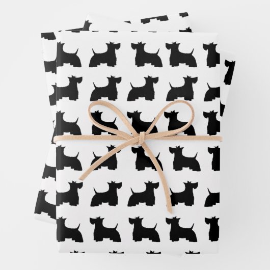 Schotse terrier Wrapping Paper (In situ)