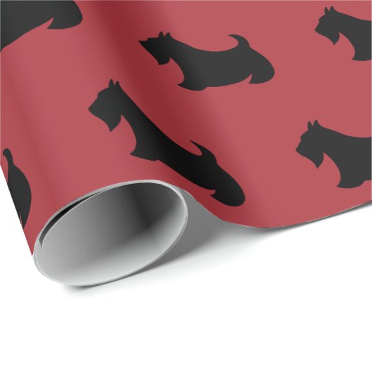 Schotse Terrier Wrapping Papier (Rol Hoek)