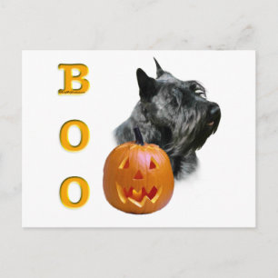 Schotse Terriër (zwart) Boo Briefkaart