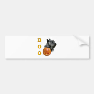 Schotse Terriër (zwart) Boo Bumpersticker