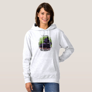 Schotse Terrier zwart/tarwekleurig, zittend/staan Hoodie