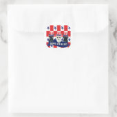 Schotse Terriërs 4 juli Ronde Sticker (Tas)