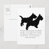 Schotse Terriers Aandenken - REUEN Honden Briefkaart (Voorkant / Achterkant)