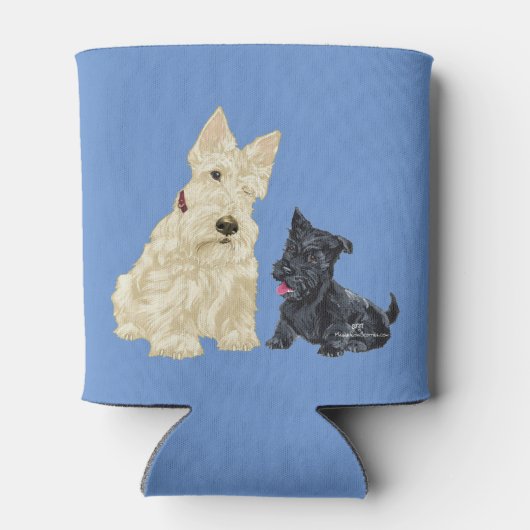 Schotse Terriers Blikjeskoeler (Achterkant)