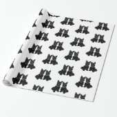 Schotse Terriers Cadeaupapier (Uitgerold)