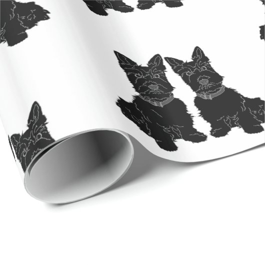Schotse Terriers Cadeaupapier (Rol Hoek)