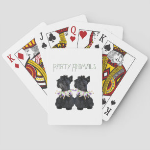 Schotse Terriërs Feestbeest Pokerkaarten
