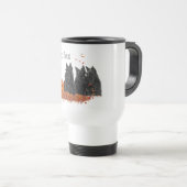 Schotse Terriërs Halloween Reisbeker (Voorkant rechts)