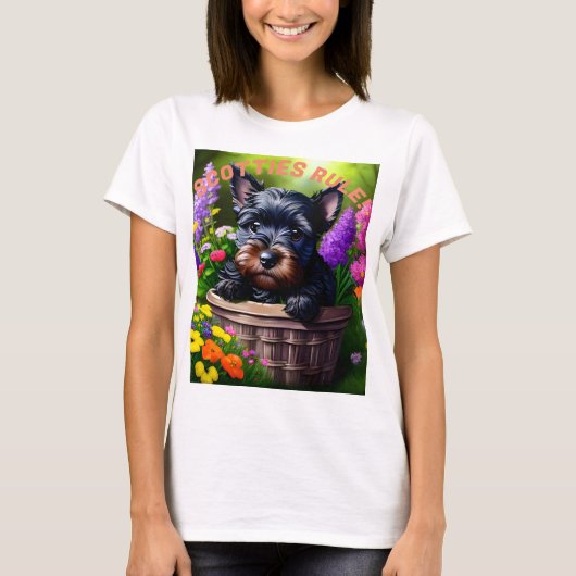 Schotse Terriers heersen! T-shirt (Voorkant)