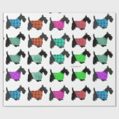 Schotse Terriers in Sweaters Cadeaupapier (Vlak)