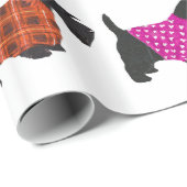 Schotse Terriers in Sweaters Cadeaupapier (Rol Hoek)