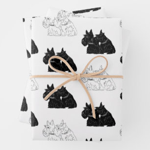 Schotse Terriërs Inpakpapier Vel