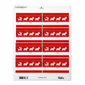 Schotse Terriers Kerst Sleigh vakantie vanaf Etiket (Full Sheet)