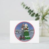 Schotse Terriërs Kerstlied Feestdagenkaart (Staand voorkant)