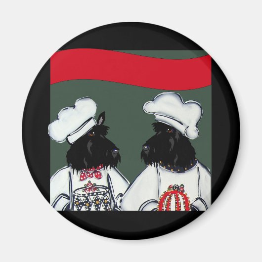 Schotse Terriers Magneet (Voorkant)