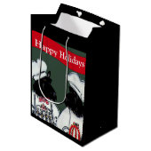 Schotse Terriërs Medium Cadeauzakje (Voorkant Gekanteld)