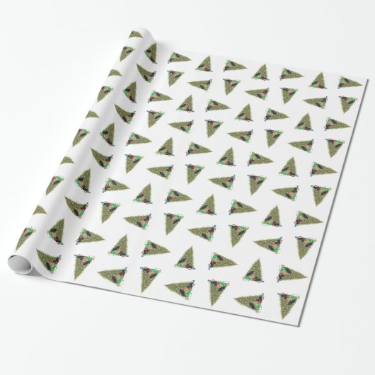 Schotse Terriërs met Kerstmis Cadeaupapier (Uitgerold)