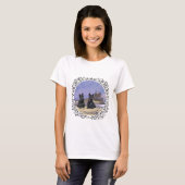 Schotse Terriers op Eilean Donan Castle T-shirt (Voorkant volledig)