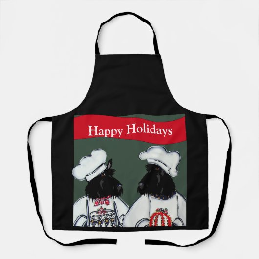 Schotse Terriers Schort (Voorkant)