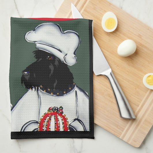 Schotse Terriers Theedoek (Quarter Fold)