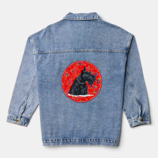 Schotse Terriërs Viering Denim Jacket (Achterkant)