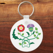 Schotse Thistle en het Sleutelhanger van het Engel (Voorkant)