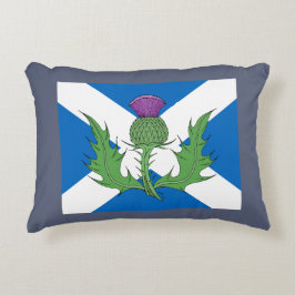 Schotse Thistle en Saltire Accent Kussen
