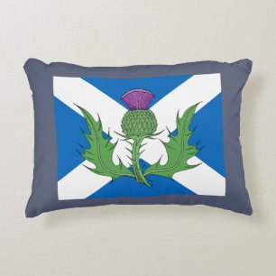 Schotse Thistle en Saltire Accent Kussen