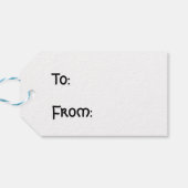 Schotse Thistle en Saltire Cadeaulabel (Achterkant Horizontaal)