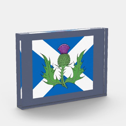 Schotse Thistle en Saltire Fotoblokken (Links)