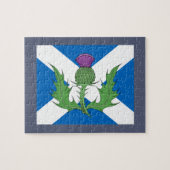 Schotse Thistle en Saltire Legpuzzel (Horizontaal)