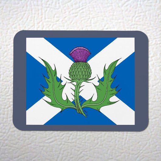 Schotse Thistle en Saltire Magneet