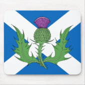 Schotse Thistle en Saltire Muismat (Voorkant)