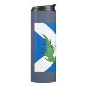 Schotse Thistle en Saltire Thermosbeker (Gedraaid links)