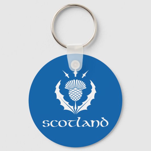 Schotse Thistle Sleutelhanger (Voorkant)