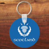Schotse Thistle Sleutelhanger (Voorkant)