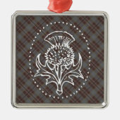 Schotse Thistle Square Ornament (Voorkant)