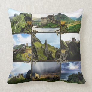 Schotse thistles op Fraser Tartan Pillow Kussen