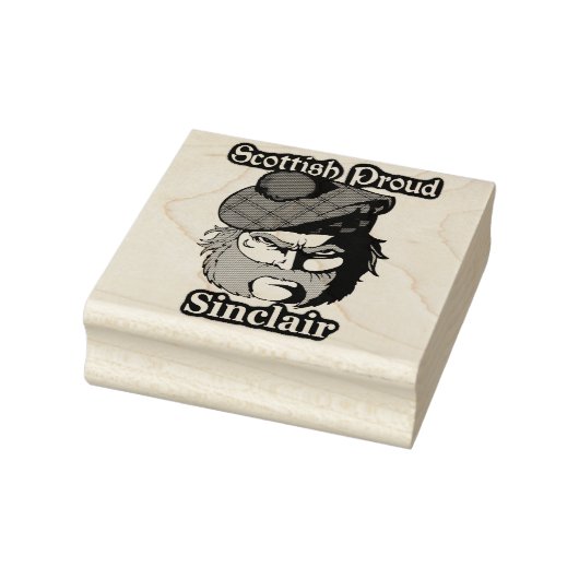 Schotse trots Clan Sinclair Kunst Rubberstempel (Stempel)