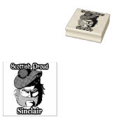 Schotse trots Clan Sinclair Kunst Rubberstempel (Gestempeld)