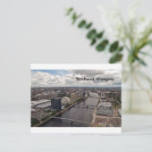 Schotse uitzicht uit de glasgowerf (St.K.) Briefkaart (Staand voorkant)